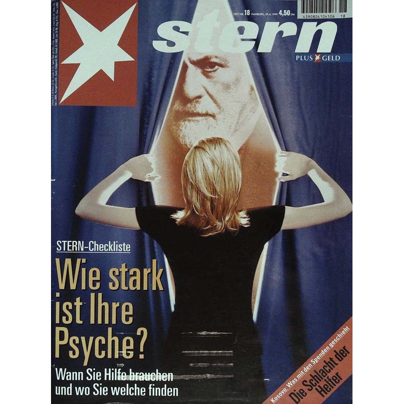 stern Heft Nr.18 / 29 April 1999 - Wie stark ist ihre Psyche?
