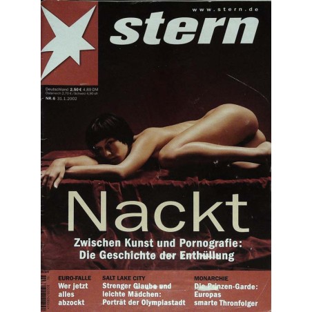 stern Heft Nr.6 / 31 Januar 2002 - Nackt