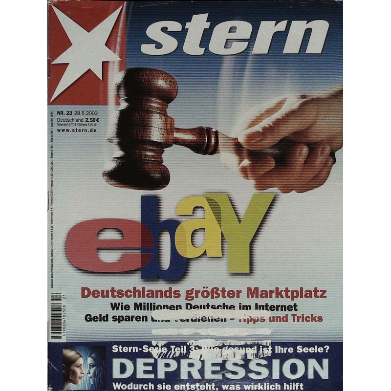 stern Heft Nr.23 / 28 Mai 2003 - Marktplatz Ebay