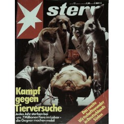stern Heft Nr.17 / 18 April 1984 - Kampf gegen Tierversuche