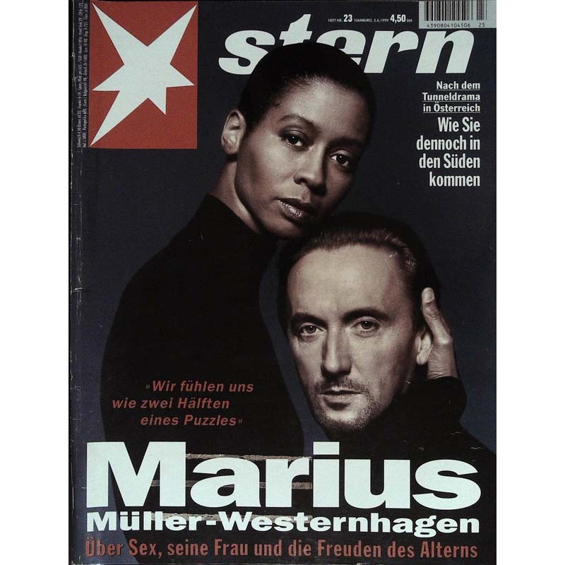 stern Heft Nr.23 / 2 Juni 1999 - Marius Müller-Westernhagen