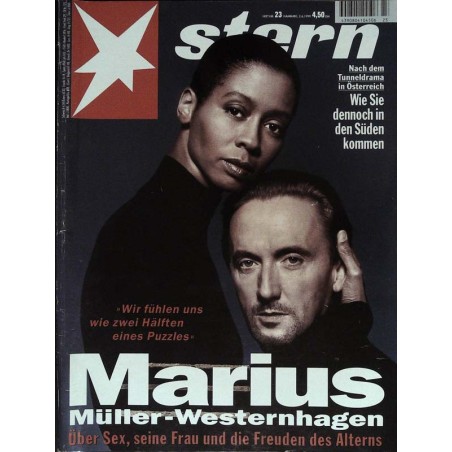 stern Heft Nr.23 / 2 Juni 1999 - Marius Müller-Westernhagen