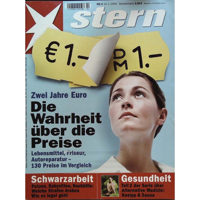 stern Heft Nr.4 / 15 Januar 2004 - Die Wahrheit über die Preise