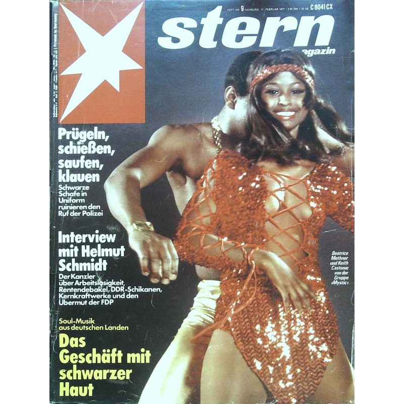 stern Heft Nr.9 / 17 Februar 1977 - Soul-Musik