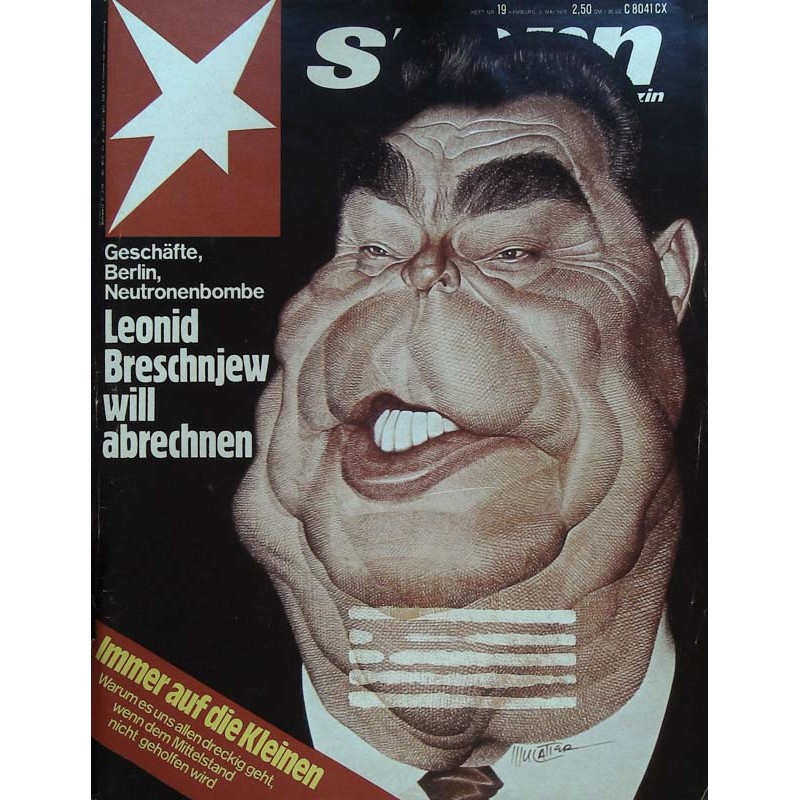 stern Heft Nr.19 / 3 Mai 1978 - Leonid Iljitsch Breschnew
