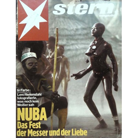 stern Heft Nr.41 / 2 Oktober 1975 - NUBA, das Fest