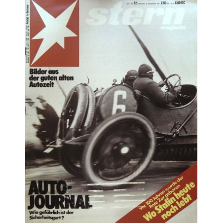 stern Heft Nr.52 / 19 Dezember 1979 - Auto Journal
