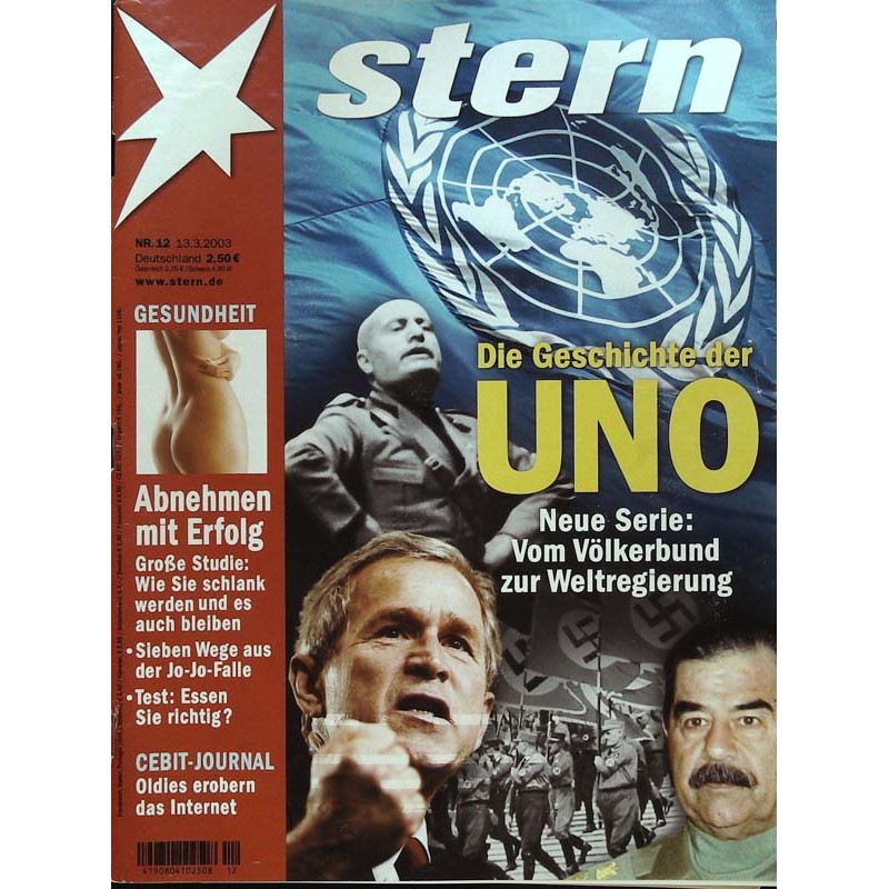 stern Heft Nr.12 / 13 März 2003 - Die Geschichte der UNO