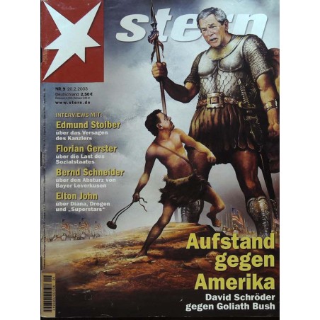 stern Heft Nr.9 / 20 Februar 2003 - Aufstand gegen Amerika