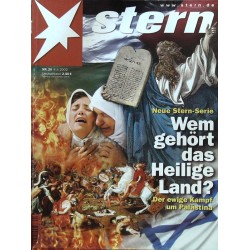 stern Heft Nr.20 / 8 Mai 2002 - Wem gehört das Heilige Land?