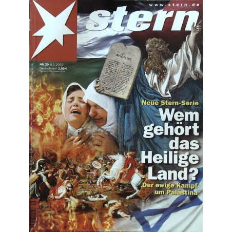 stern Heft Nr.20 / 8 Mai 2002 - Wem gehört das Heilige Land?