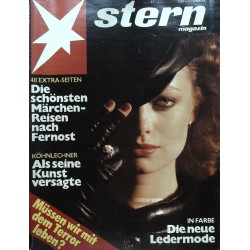stern Heft Nr.43 / 13 Oktober 1977 - Die neue Ledermode