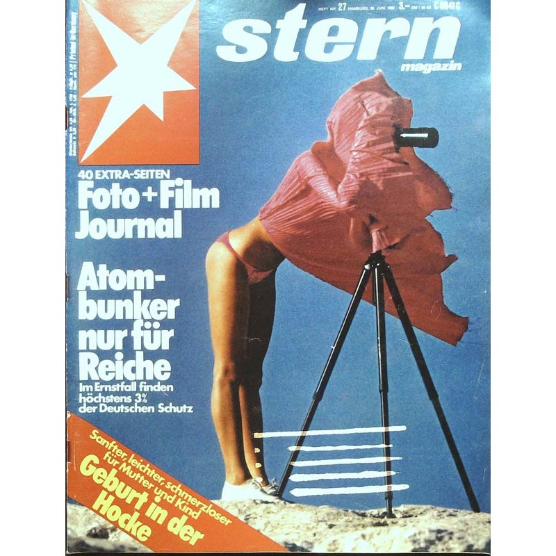 stern Heft Nr.27 / 26 Juni 1980 - Foto + Film Journal