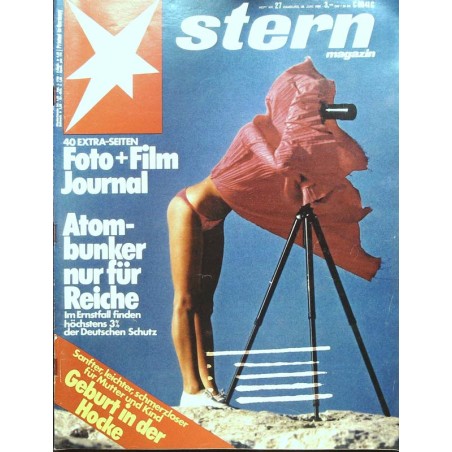 stern Heft Nr.27 / 26 Juni 1980 - Foto + Film Journal