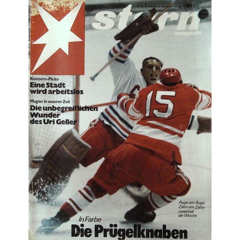 stern Heft Nr.5 / 24 Januar 1974 - Die Prügelknaben