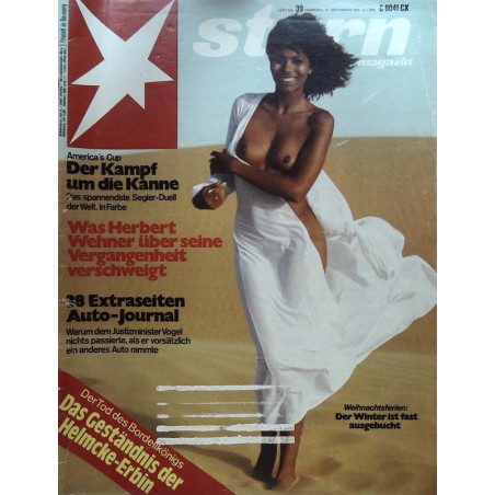 stern Heft Nr.39 / 19 September 1974 - Weihnachtsferien