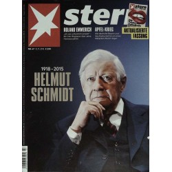 stern Heft Nr.47 / 12 November 2015 - Helmut Schmidt