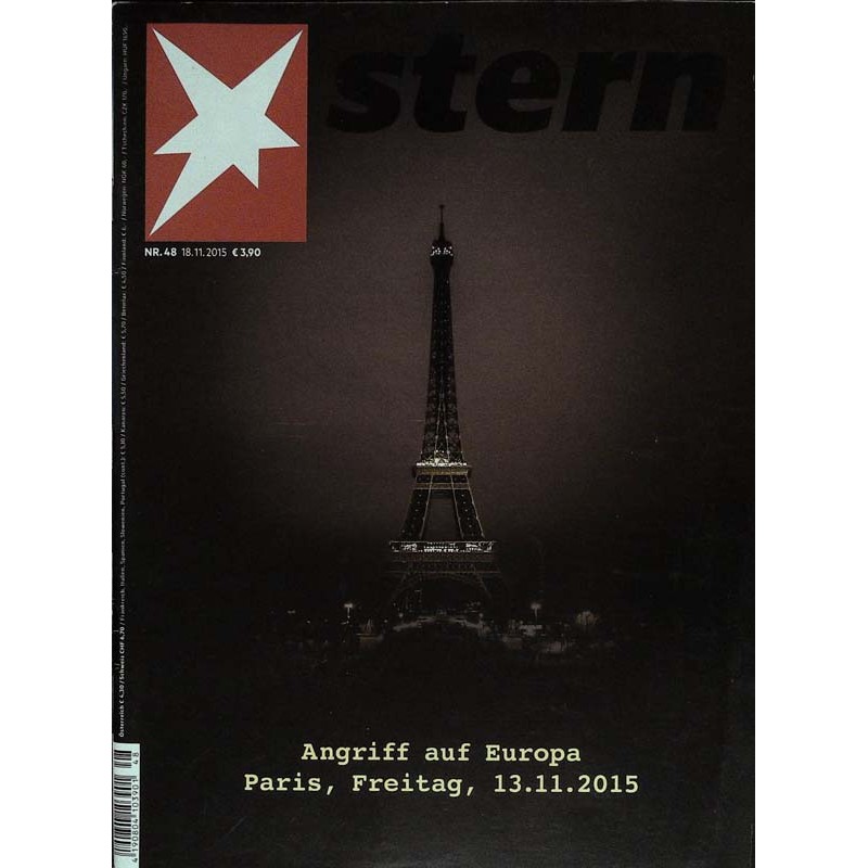 stern Heft Nr.48 / 18 November 2015 - Angriff auf Europa