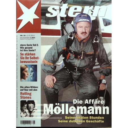 stern Heft Nr.25 / 12 Juni 2003 - Die Affäre Möllemann