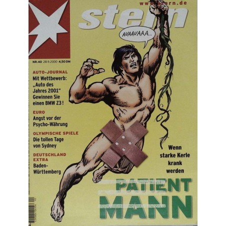 stern Heft Nr.40 / 28 September 2000 - Patient Mann