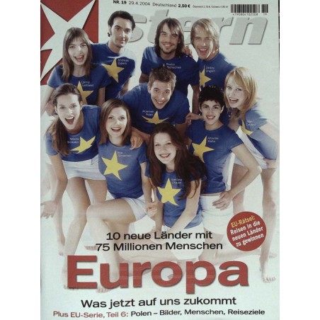stern Heft Nr.19 / 29 April 2004 - Europa