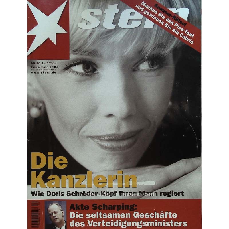 stern Heft Nr.30 / 18 Juli 2002 - Die Kanzlerin
