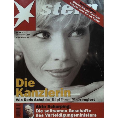 stern Heft Nr.30 / 18 Juli 2002 - Die Kanzlerin
