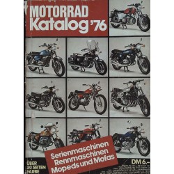 Motorrad Katalog Nr. 6 von 1976 - Serienmaschinen, Mopeds usw.