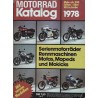 Motorrad Katalog Nr. 8 von 1978 - Serienmaschinen, Mokicks usw.
