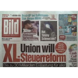 Bild Zeitung Donnerstag, 23 April 2026 - XL-Steuerreform