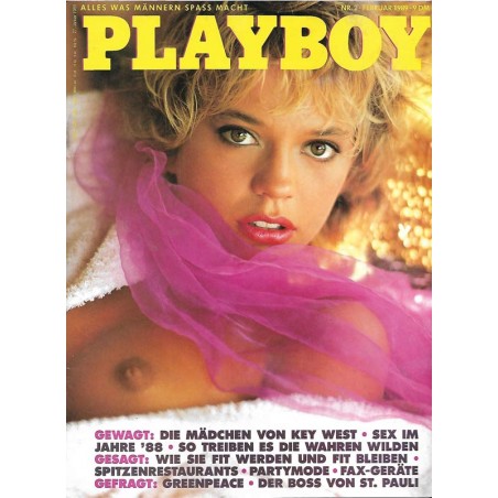 Playboy Nr.2 / Februar 1989 - Sarah Erni