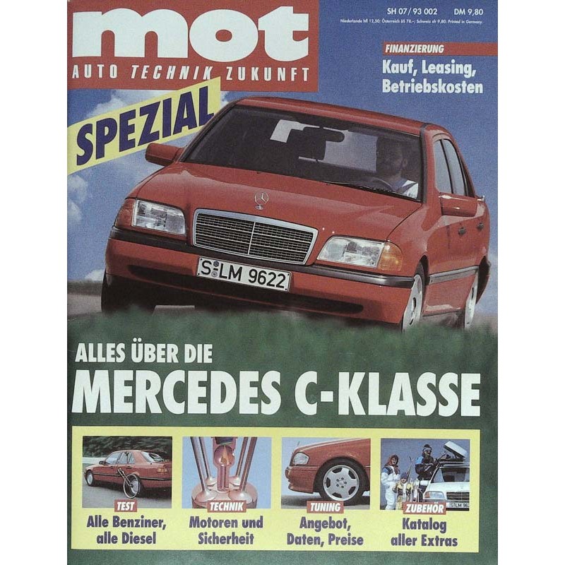 mot Nr. 7 / Juli 1993 - Mercedes C-Klasse