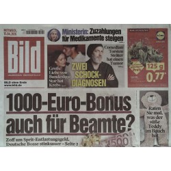 Bild Zeitung Mittwoch, 15 April 2026 - 1000 Euro Bonus