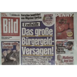 Bild Zeitung Montag, 27 April 2026 - Das Bürgergeld-Versagen