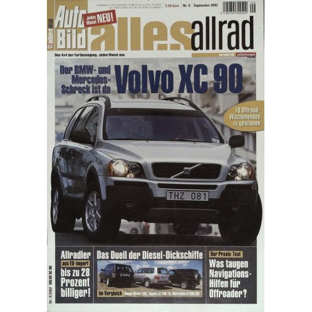 Auto Bild Nr.9 / September 2002 - Volvo XC 90