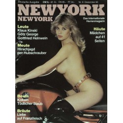 New York Nr.6 / Dezember 1985 - Erlkönigs Töchter