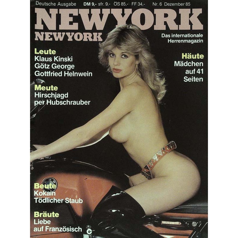 New York Nr.6 / Dezember 1985 - Erlkönigs Töchter