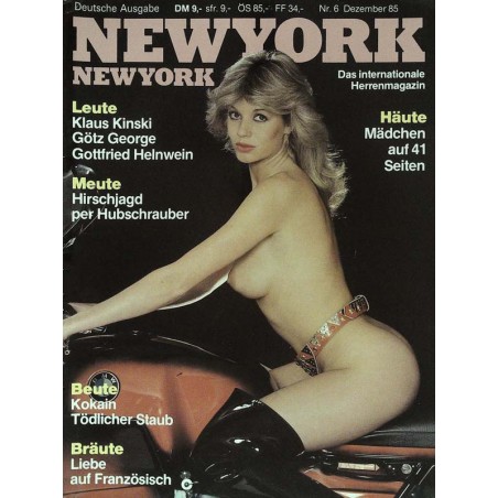 New York Nr.6 / Dezember 1985 - Erlkönigs Töchter