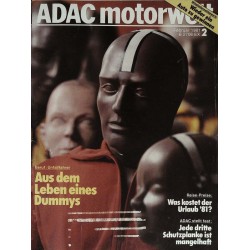 ADAC Motorwelt Heft.2 / Februar 1981 - Dummys