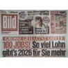 Bild Zeitung Dienstag, 28 April 2026 - Grosse Gehaltstabelle