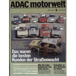 ADAC Motorwelt Heft.5 / Mai 1978 - Die Straßenwacht