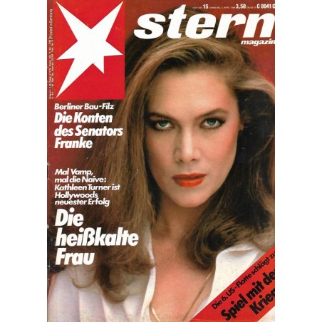 stern Heft Nr.15 / 3 April 1986 - Die heißkalte Frau
