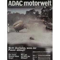 ADAC Motorwelt Heft.9 / September 1978 - Nicht überholen!