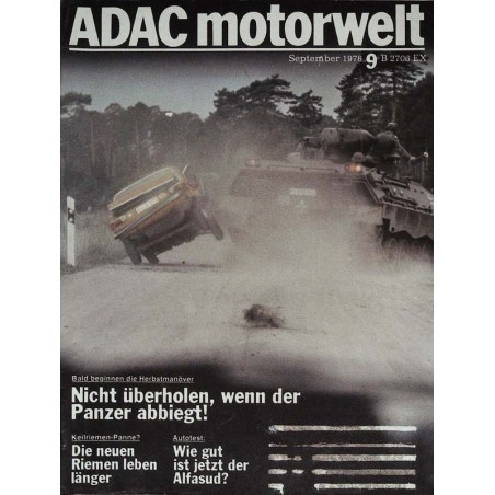 ADAC Motorwelt Heft.9 / September 1978 - Nicht überholen!