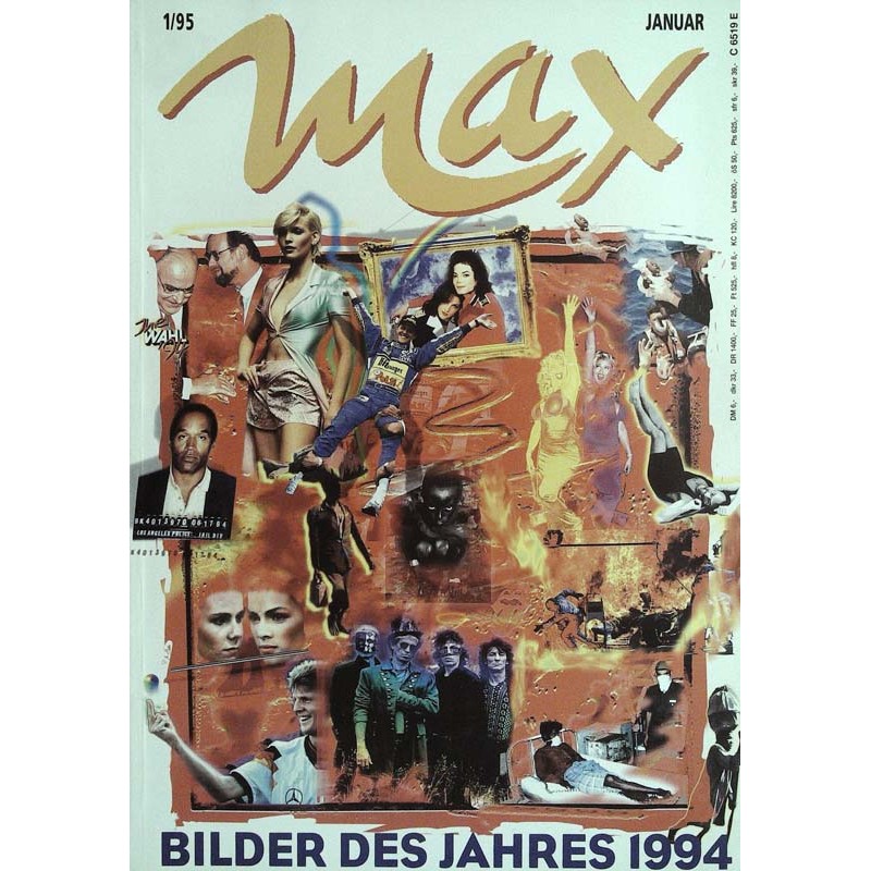 Max Magazin Nr.1 / Januar 1995 - Bilder des Jahres 1994