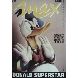 Max Magazin Nr.12 / Dezember 1992 - Donald Superstar