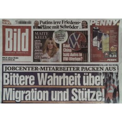 Bild Zeitung Montag, 11 Mai 2026 - Bittere Wahrheit Migration