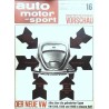 auto motor & sport Heft 16 / 6 August 1966 - Der neue VW