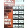 auto motor & sport Heft 6 / 19 März 1966 - Alle Importwagen