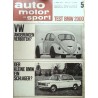 auto motor & sport Heft 5 / 5 März 1966 - VW und BMW